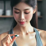 fit woman taking Weight Loss Pills